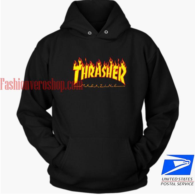 Thrasher Fire Hoodie Logo - Thrasher Fire hoodie