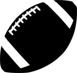 Black and White Football Logo - American Football Clipart