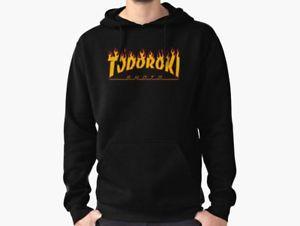 Thrasher Fire Hoodie Logo - Details about Todoroki Shoto Thrasher (Fire) Hoodie Sweatshirt Sweater size  S-2XL