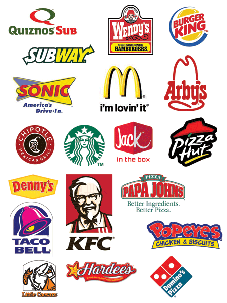 Popular Food Chains Logo - Restaurants Names And Logos Popular Restaurant Chains Moving To ...