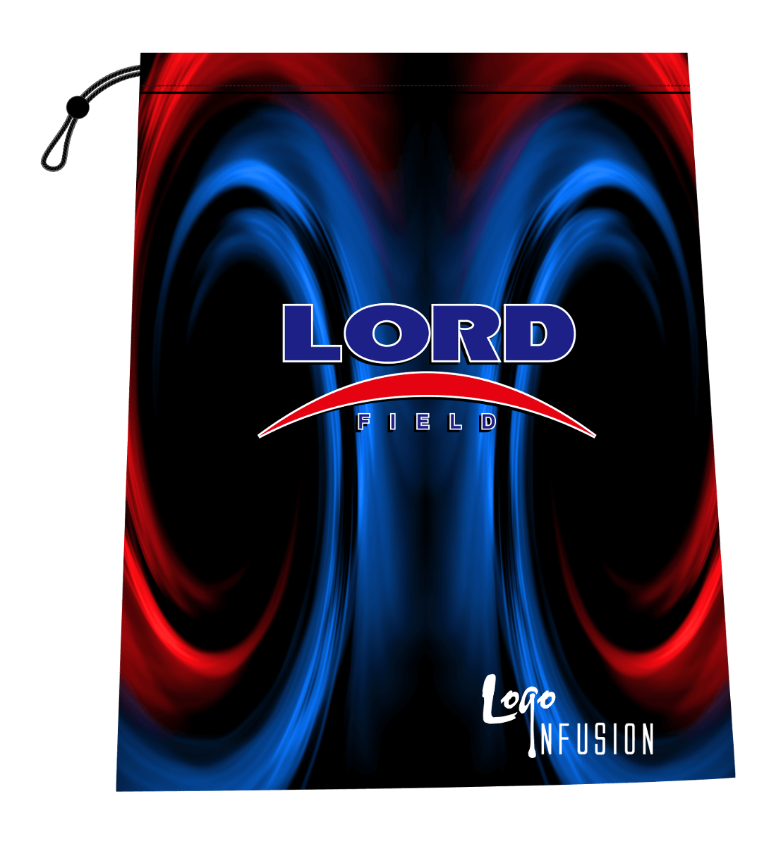 Blue Swirl Logo - Lord Field – Red/Blue Swirl Shoe Bag – Logo Infusion Europe/Suomi
