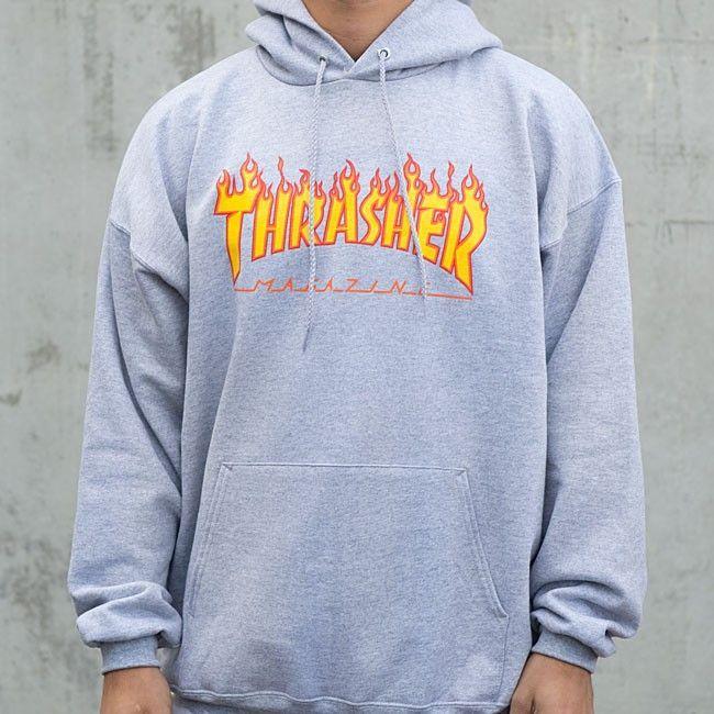 Thrasher Fire Hoodie Logo - Thrasher Magazine Shop - Thrasher Flame Logo Hood | @giftryapp ...