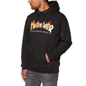 Thrasher Fire Hoodie Logo - Thrasher Clothing - Free Delivery Options Available