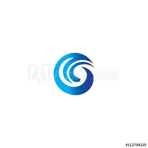 Blue Swirl Logo - vector abstract blue swirl logo - Buy this stock vector and explore ...