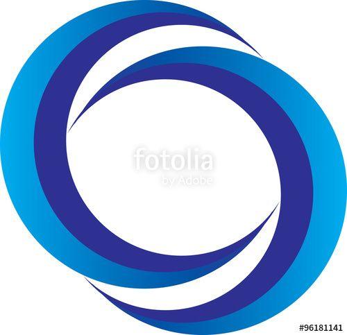 Blue Swirl Logo - Blue Swirl Corporate Logo Stock Image And Royalty Free Vector Files