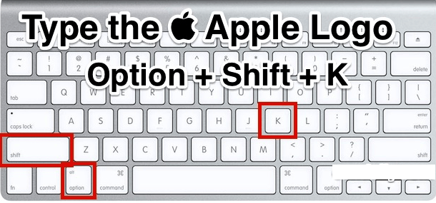 Call Apple Logo - Tip to Type Apple Logo  in Mac OS X OS X