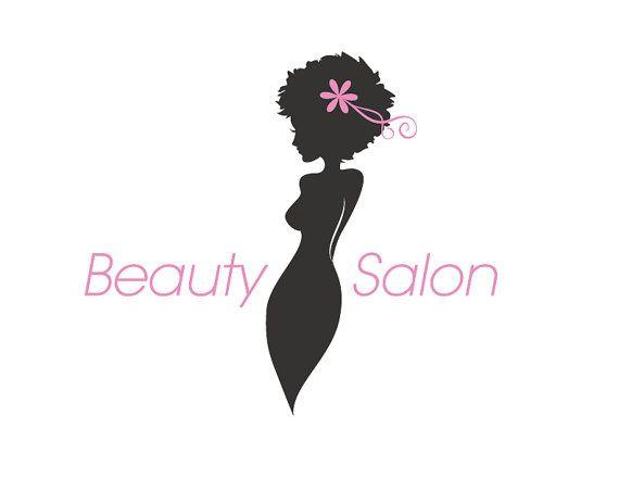 Beautiful Lady Logo - BEAUTY SALON LOGO – Instant Download – Silhouette Spa Logo Design ...