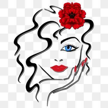 Beautiful Lady Logo - Fashion Beauty Illustrator Png, Vectors, PSD, and Clipart for Free ...
