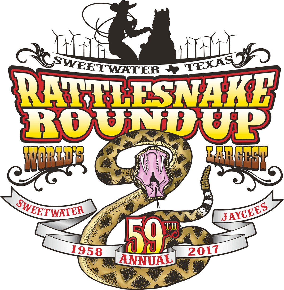 Rattlesnake Logo - Rattlesnake Roundup (59th Annual) Logo Design on Behance