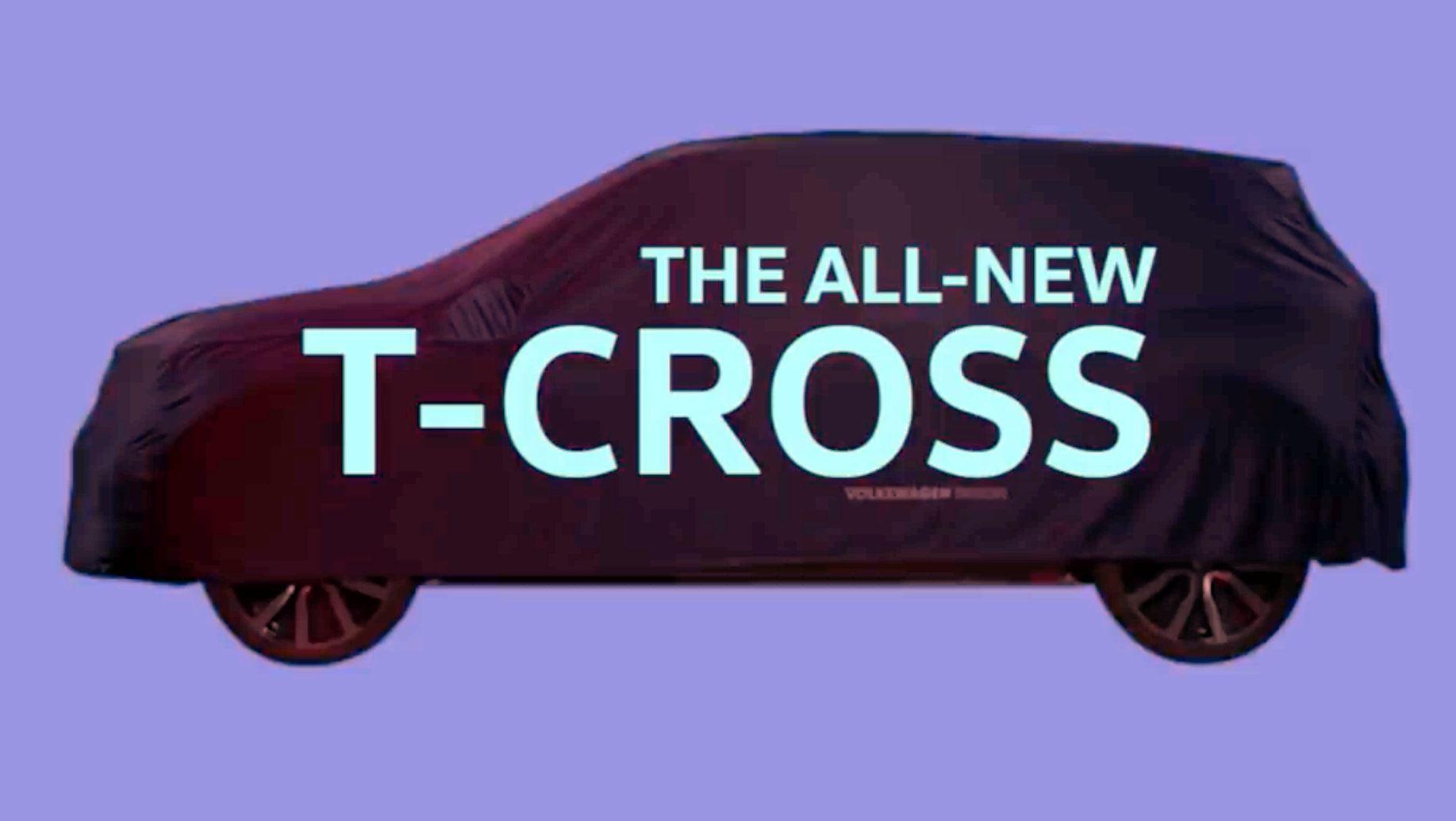 T Cross Logo - New Volkswagen SUV for India (Creta, Harrier, Vitara rival) - Teased ...