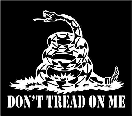 Rattlesnake Logo - Amazon.com : Don't Tread on Me Gadsden Flag Rattlesnake We