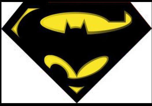 Superman vs Batman Batman Logo - Batman & Superman Logo. Superman Logo's. Batman, superman, Batman