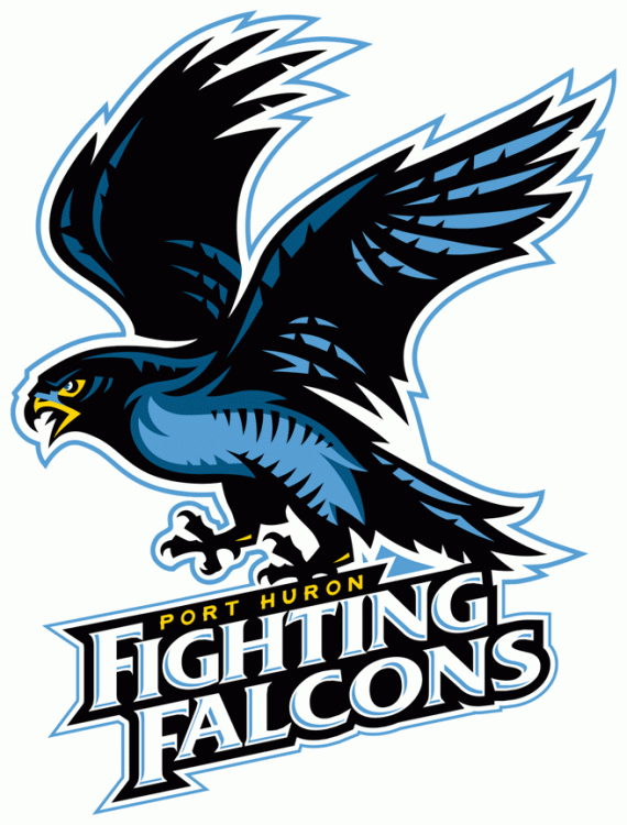 Falcon Team Logo - Port Huron Fighting Falcons | Hockeytown | Pinterest | Logos, Falcon ...