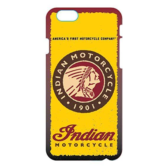 American with Red and Yellow Logo - Indian Motorcycle IPhone 6 Officially Licensed 3 D Hard