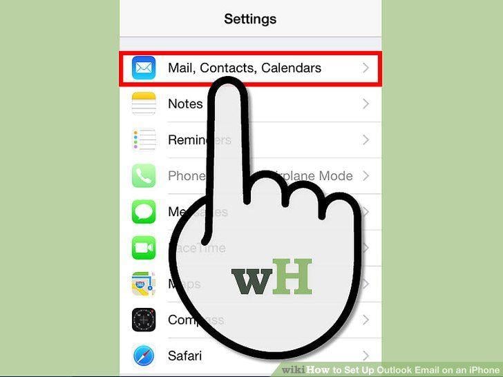 Outlook Phone Logo - How to Set Up Outlook Email on an iPhone: 13 Steps (with Pictures)