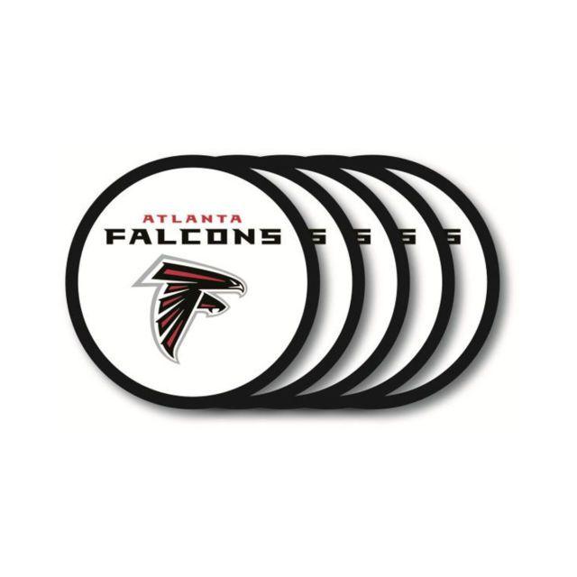 Falcons Sports Logo - Atlanta Falcons Coasters Set 4 Pro Football NFL Licensed Sports Logo ...