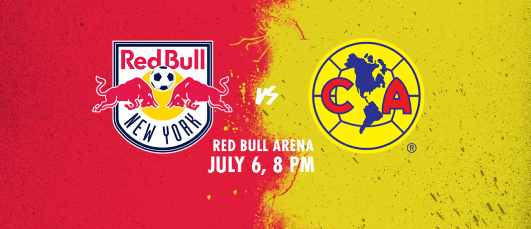 American with Red and Yellow Logo - New York Red Bulls to Host Club America in Summer Friendly. New