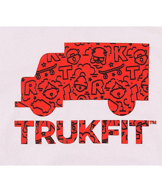 Trukfit Logo - Trukfit Boys Radiant Fill White T-Shirt | Zumiez