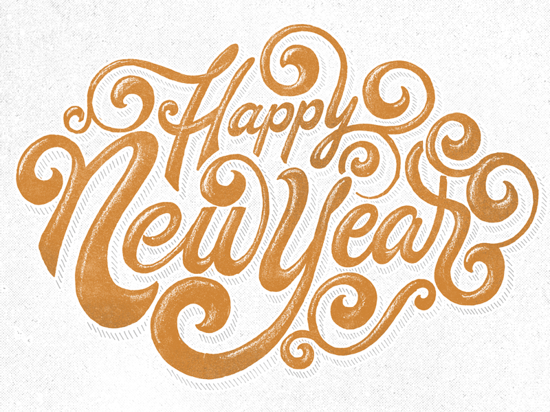Happy New Year Logo - Happy New Year by Ilham Herry | Dribbble | Dribbble
