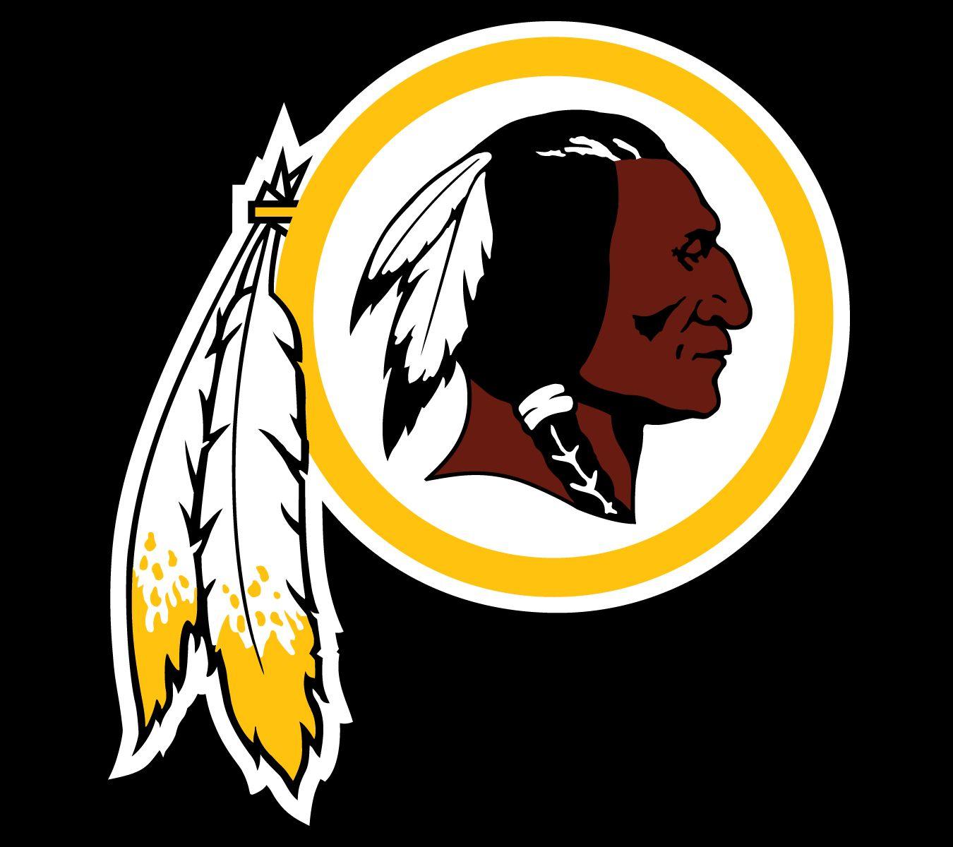 American with Red and Yellow Logo - Washington Redskins Logo, Redskins Symbol, Meaning, History