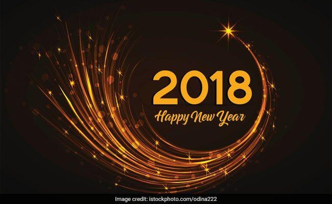 New Year 2018 Logo - Happy New Year 2018: Thoughtful New Year Wishes, Greetings, Messages ...