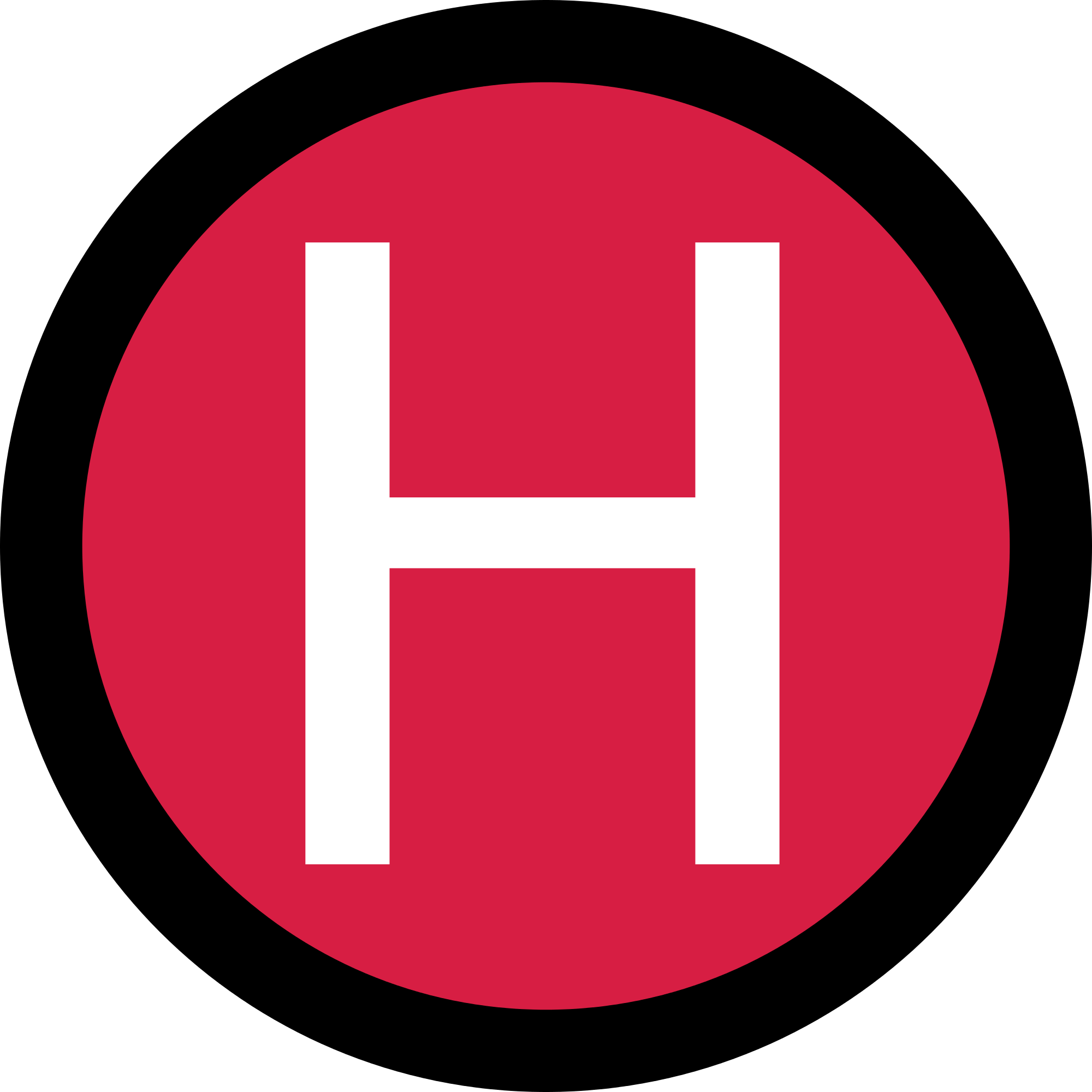 Red H in Circle Logo - File:UCSD Shuttle H icon.svg - Wikimedia Commons