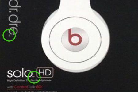 Fake Beats Logo - Counterfeit Dr. Dre Beats Headphones