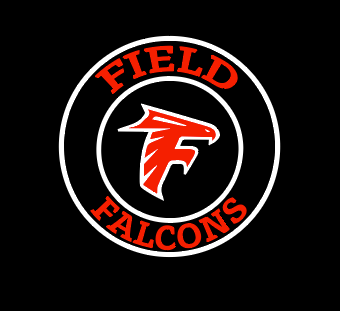Red H in Circle Logo - Field Falcons- Circle Logo with Falcon Head | All Pro Sports & Creations