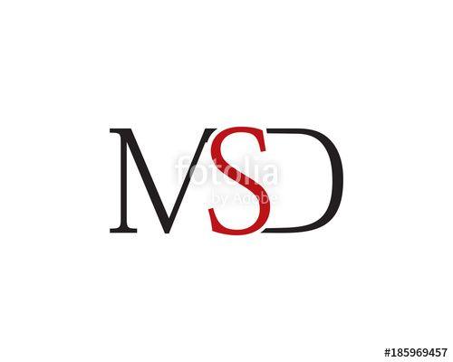 MSD Logo - Msd Letter Logo Stock Image And Royalty Free Vector Files