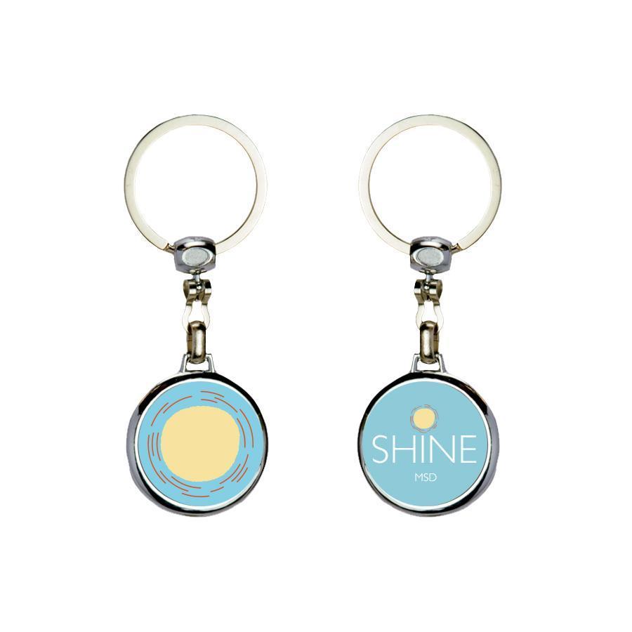 MSD Logo - Shine MSD Logo Keychain