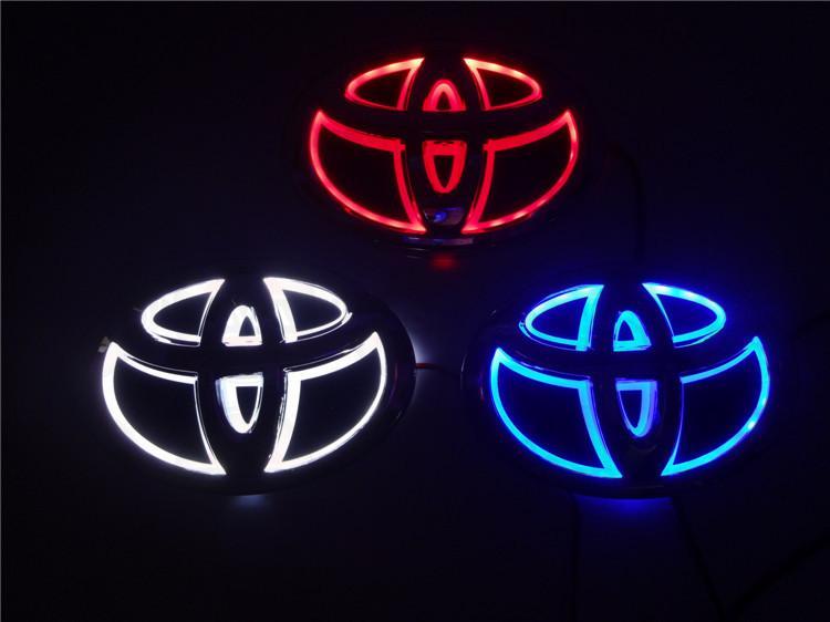 Cool Toyota Logo - 2016 New 5D Auto Standard Badge Lamp Special Modified Car Logo