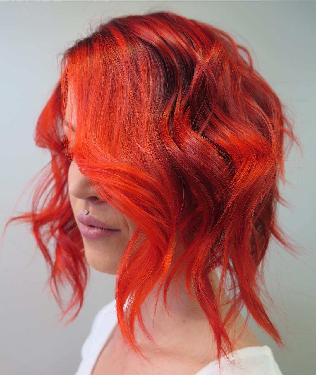 Orange and Red Wavy Logo - Orange Red Wavy Bobresize10802c1281ssl1 Coral Hair Color Exceptional ...