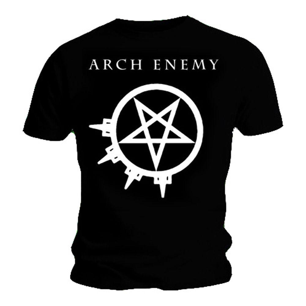 2 Black F Logo - Official T Shirt ARCH ENEMY Death Metal Pure F METAL Logo All Sizes ...