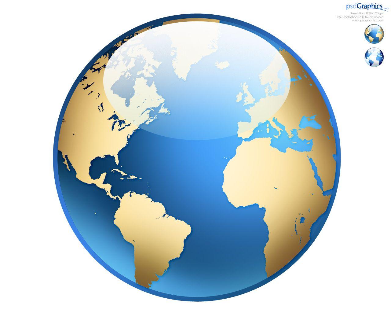 Blue White World Globe Logo - Free World Globe Icon 161477 | Download World Globe Icon - 161477