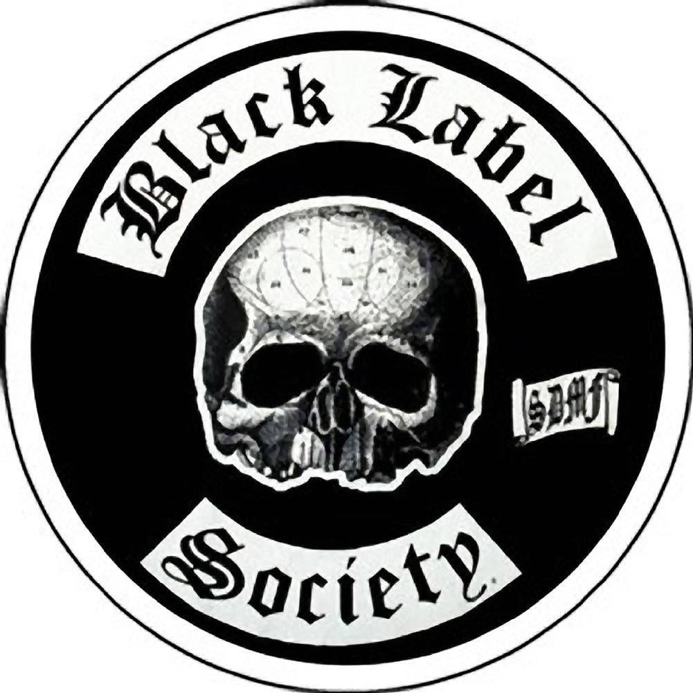 Black Label Society Logo - Black Label Society Skull Logo Embroidered Patch