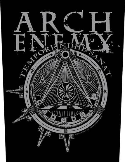 Arch Enemy Logo - Back Patch - Arch Enemy - Illuminati — Metalomania