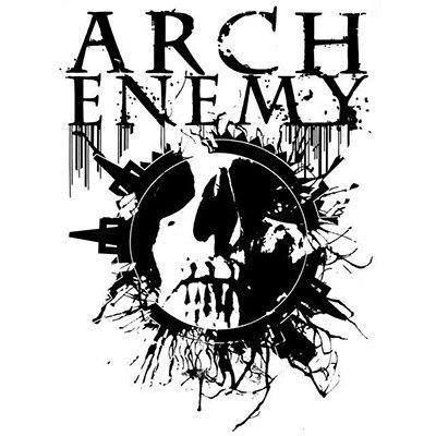 Arch Enemy Logo - Skull longsleeve by Arch Enemy, shirt.M with ledotakas - Ref:117736202