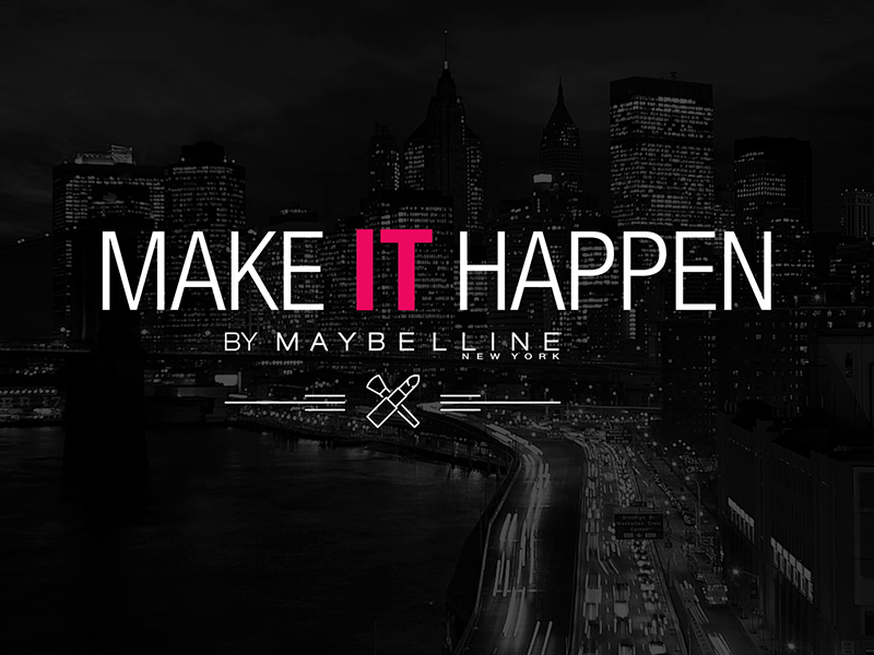 Maybelline Logo - Make It Happen by Maybelline - Logo propositions by oussama bakka ...