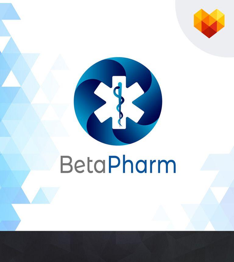 Medical Logo - Beta Pharm Medical Logo Template #66578