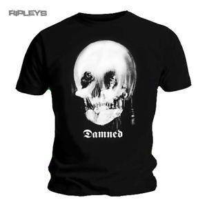 Black Skull Logo - Official T Shirt Black THE DAMNED Punk Rock SKULL Logo All Sizes | eBay