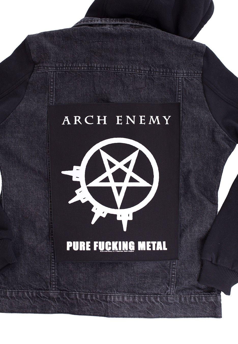 Arch Enemy Logo - Arch Enemy - Pure Fucking Metal - Backpatch - Official Metal ...