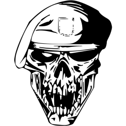 Black Skull Logo - Black skull 56 icon - Free black skull icons