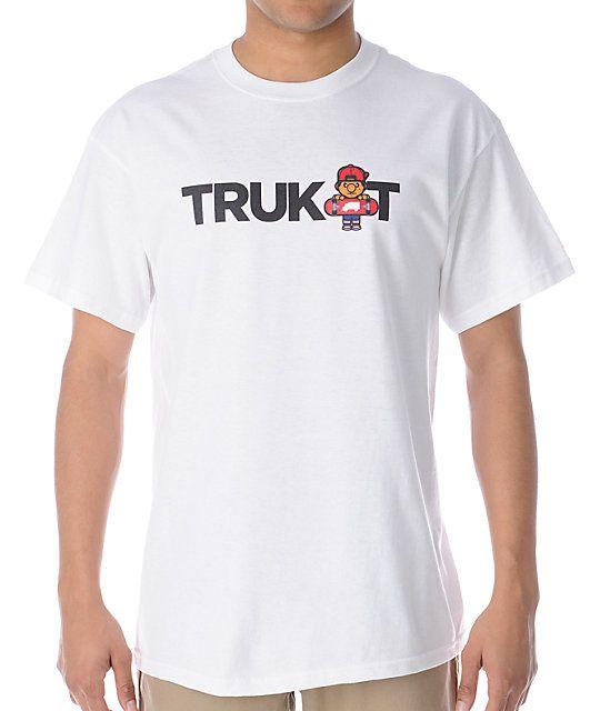 Trukfit Logo - Trukfit Truk It Logo White T-Shirt | Zumiez