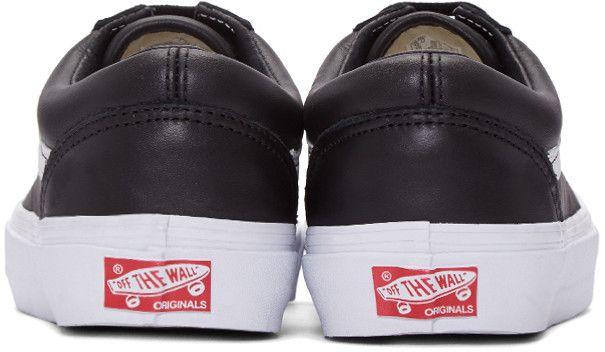 Vans Galaxy Logo - cat vans shoes Online Store, Vans Black OG Old Skool LX Sneakers