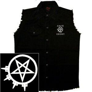 Arch Enemy Logo - Arch Enemy Logo & Symbol Black Sleeveless Work Shirt Official M L XL ...