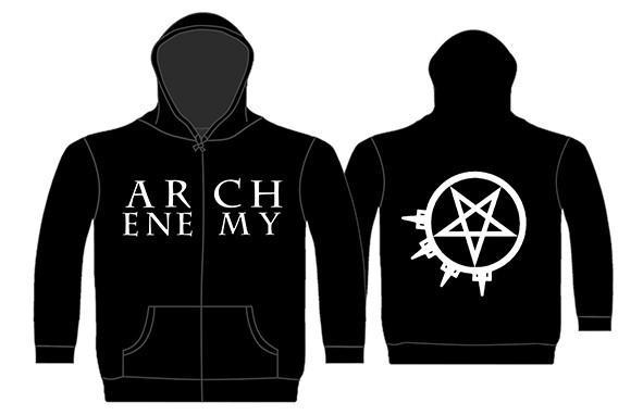 Arch Enemy Logo - Arch Enemy, Logo & Symbol, Zip Hoodie - Backstage Rock Shop