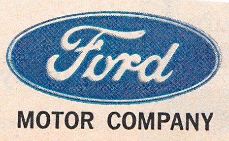 1960'S Company Logo - Ford Motor Company Logo 1960s