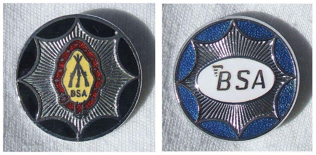 1960'S Company Logo - BSA (Birmingham Small Arms Company) star logo badges (1960
