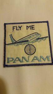 1960'S Company Logo - PAN AM - 1960's Style Company Logo Embroidered stitch / Iron-On ...
