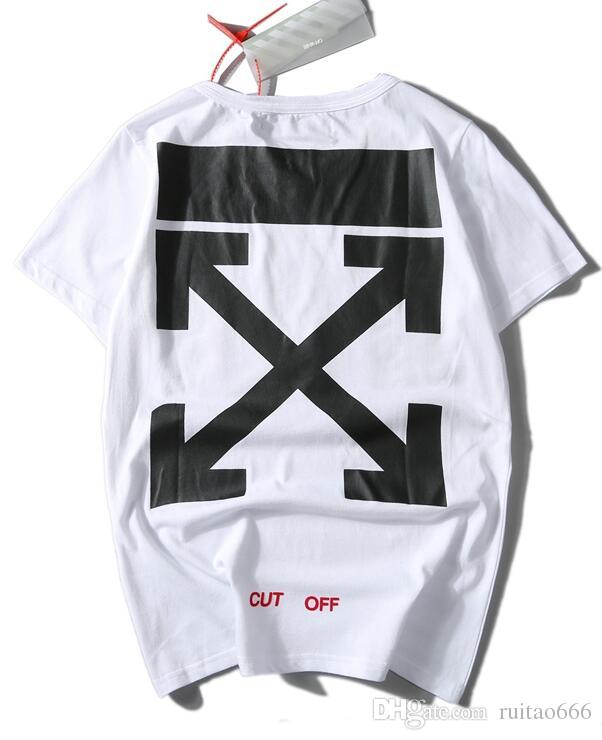 Off White Box Logo - OFF WHITE T Shirt Box Logo VLONE Men Women Purpose Tour Classic Hip ...